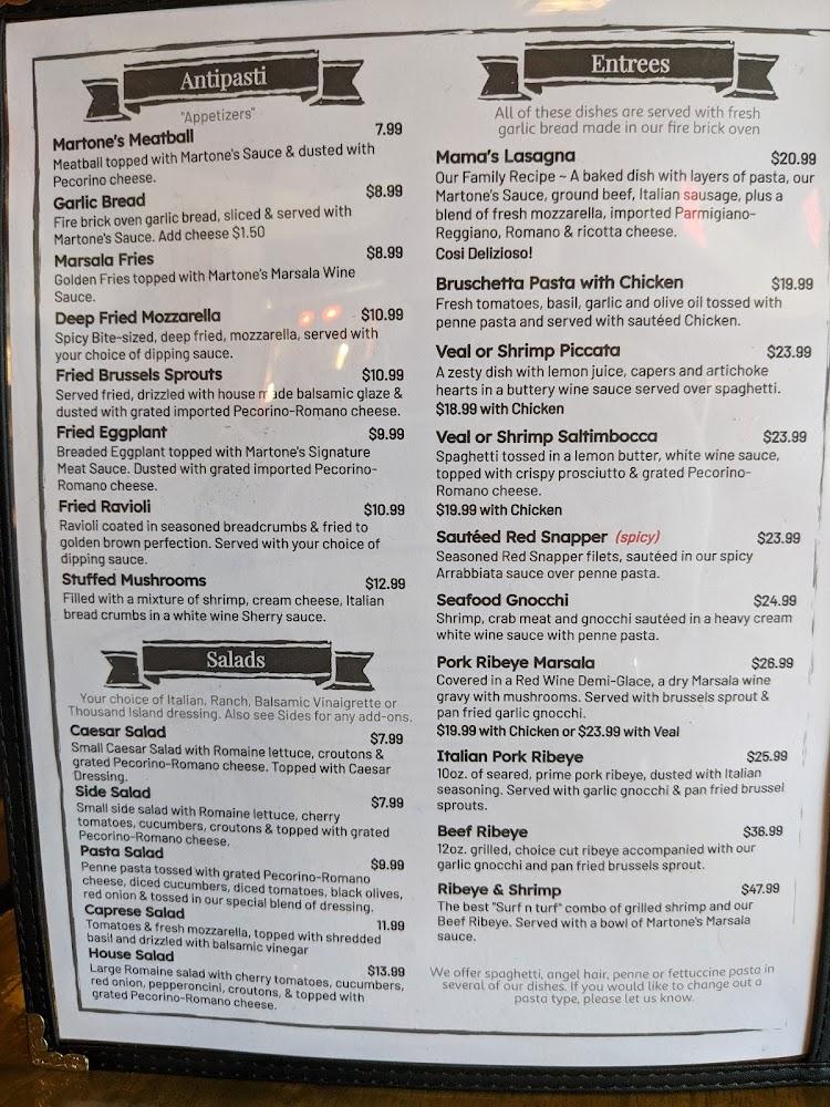 Martone's Italian Restaurant "Holy Toledo"