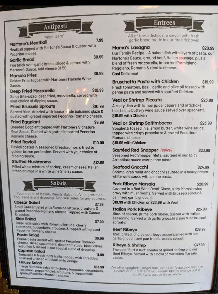 Martone's Italian Restaurant "Hen Pecked"